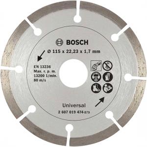 Алмазный круг 115 мм, сегмент, BOSCH, 2607019474