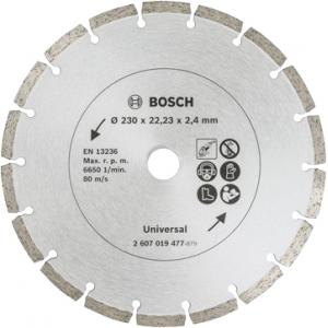 Алмазный отрезной круг 2 шт 230 мм, BOSCH, 2607019479