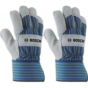 Защитные перчатки с вставками из бычьей кожи GL SL 11, 1 пара, BOSCH, 2607990106