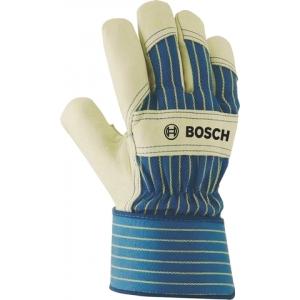 Защитные перчатки из бычьей кожи GL FL 10, 1 пара, BOSCH, 2607990108