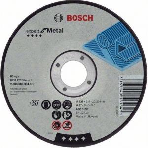 Диск отрезной по металлу 115х22,2 мм, BOSCH, 2608600005