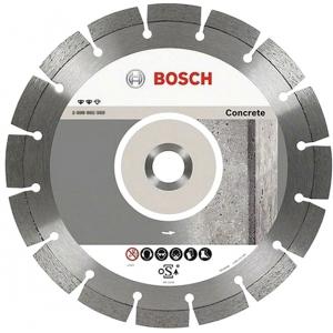 Диск алмазный отрезной Professional for Concrete 300х20/254 мм, для настольных пил, BOSCH, 2608602543