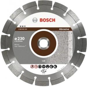 Диск алмазный отрезной Expert for Abrasive 115х22,2 мм, BOSCH, 2608602606