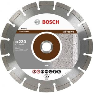 Диск алмазный отрезной Professional for Abrasive 115х22,2 мм, BOSCH, 2608602615