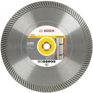 Диск алмазный отрезной Best for Universal Turbo 350х20/254 мм, для настольных пил, BOSCH, 2608602678