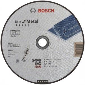 Круг отрезной по металлу Best for Metal 230x222 мм для угловых шлифовальных машин, BOSCH, 2608603522