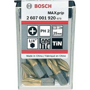 Бита 25 мм 10 шт POZIDRIV 2 TIN, BOSCH, 2607001922