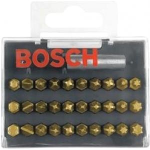 Набор бит 25 мм 30 шт LS/PH/PZ/T TIN, BOSCH, 2607001933