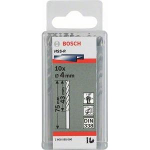 Сверло HSS-R 10 шт 28х33/61 мм DIN 338 по металлу, BOSCH, 2607018407