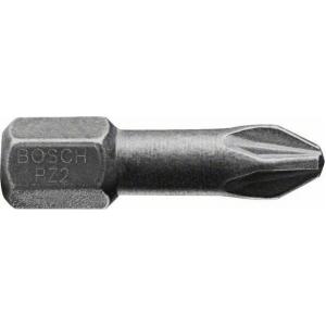 Бита 25 мм 10 шт PZ2, BOSCH, 2608522062