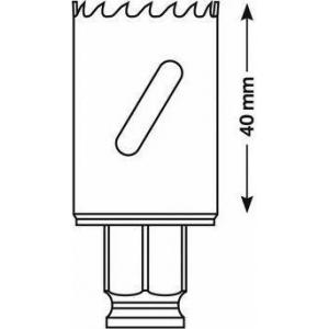 Коронка пильная 33 мм 40 мм HSS, BOSCH, 2608584625