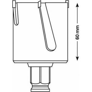 Коронка пильная 25 мм, BOSCH, 2608584752