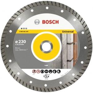 Диск алмазный отрезной Standard for Universal Turbo 125х22,2 мм, BOSCH, 2608602394