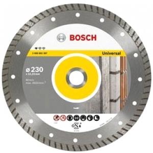 Алмазный отрезный круг Professional for Universal Turbo 150х22,2 мм, BOSCH, 2608602395