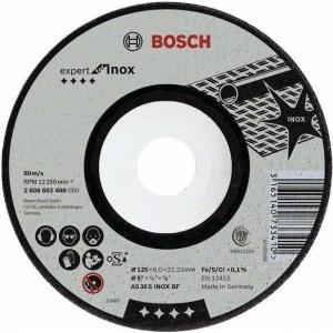 Диск шлифовальный по металлу 125х22,2 мм, BOSCH, 2608602488