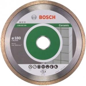 Диск алмазный отрезной Professional for Ceramic 180х254 мм, для настольных пил, BOSCH, 2608602536