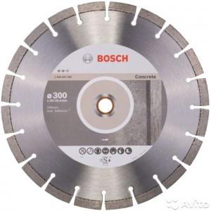 Диск алмазный отрезной Expert for Concrete 300х20/254 мм, для настольных пил, BOSCH, 2608602560