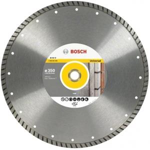 Диск алмазный отрезной Professional for Universal Turbo 350х20/254 мм, для настольных пил 260, BOSCH, 2608602587