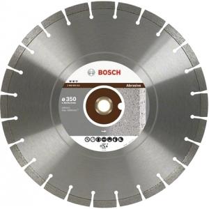 Диск алмазный отрезной Expert for Abrasive 350х20/254 мм, для настольных пил, BOSCH, 2608602612