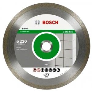 Диск алмазный отрезной Best for Ceramic 230х22,2 мм, BOSCH, 2608602634