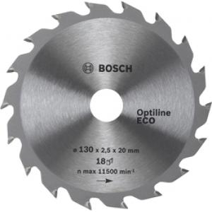 Диск пильный по древесине 130x20 мм, BOSCH, 2608641781