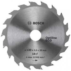 Диск пильный по древесине 130x20 мм, BOSCH, 2608641782