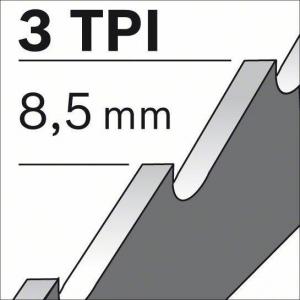 Полотна для ножовочной пилы 5 шт (225х19х125 мм) по дереву S1111K, BOSCH, 2608650678