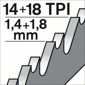 Полотна пильные S926BEF Heavy for Metal 25 шт, BOSCH, 2608653067