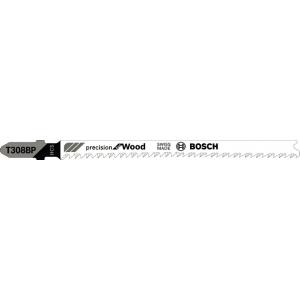 Полотна пильные T308BP Precision for Wood 5 шт (117 мм; HCS), BOSCH, 2608667400