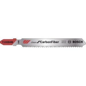 Пилки CleanCarbonFiber (92 мм; тип T108BHM; 3 шт) для лобзика, BOSCH, 2608667449