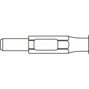 Зубило с шестигранным патроном 28 мм, длина 400 мм, BOSCH, 2608690110