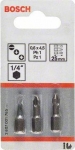 Набор бит 89 мм 3 шт TORX XH SET, BOSCH, 2607001760