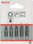 Набор бит 5 шт 25 мм TORX TIN, BOSCH, 2607001769