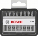 Набор бит 8 шт Robust Line Sx1 XH, BOSCH, 2607002556