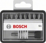 Набор бит 8 шт Robust Line S1 XH, BOSCH, 2607002560