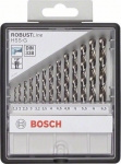 Набор сверел Robust Line по металлу 13 шт 1,5-6,5 мм HSS-G, BOSCH, 2607010538