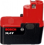 Аккумулятор плоский 14,4 В, 1,5 Ач, Ni-Cd, BOSCH, 2607335160