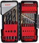 Набор сверел по металлу 1HSS-R Tough Box 18 шт, BOSCH, 2608589294